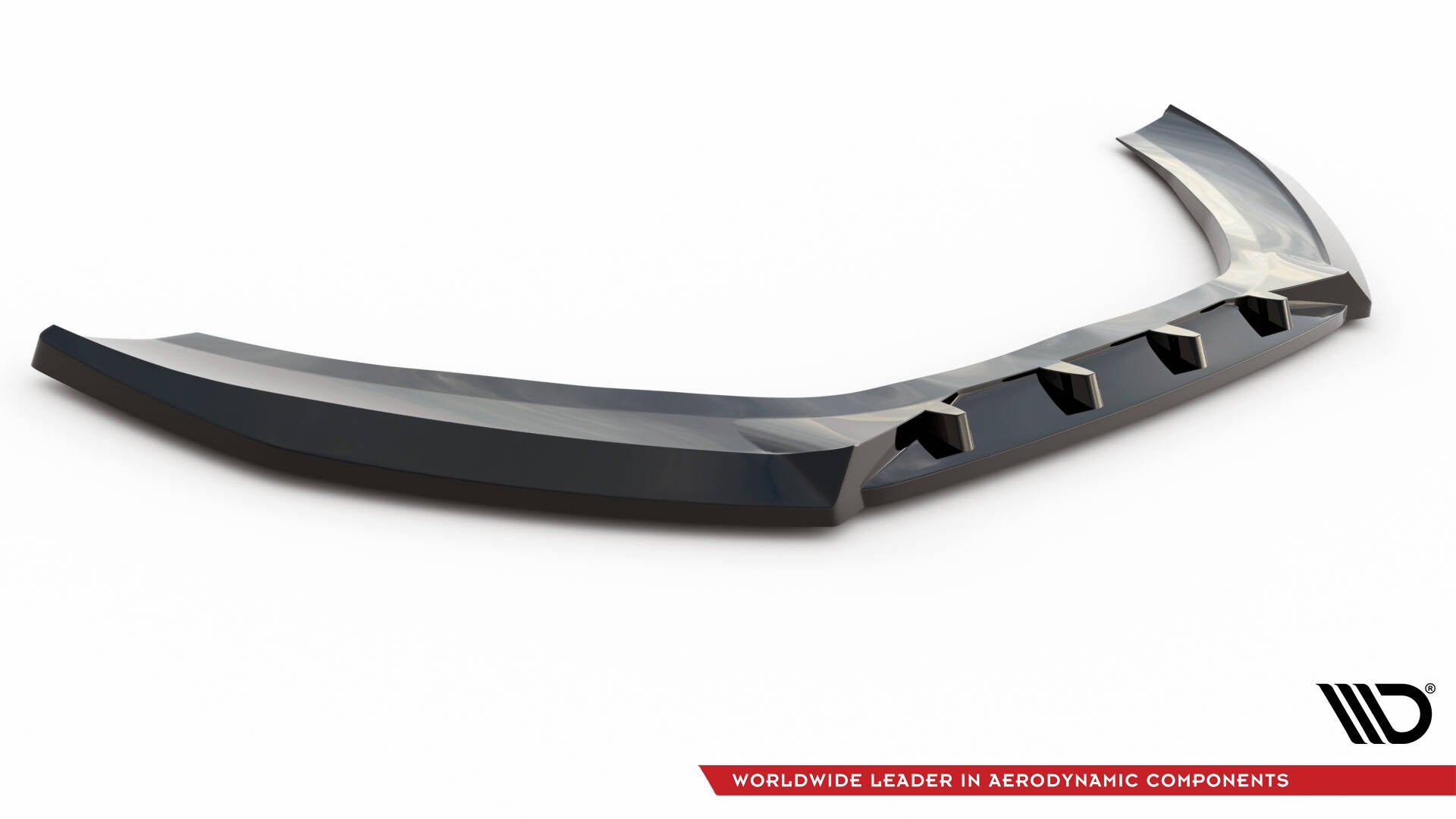 Maxton Front Ansatz V.2 für Audi A6 C7 schwarz Hochglanz