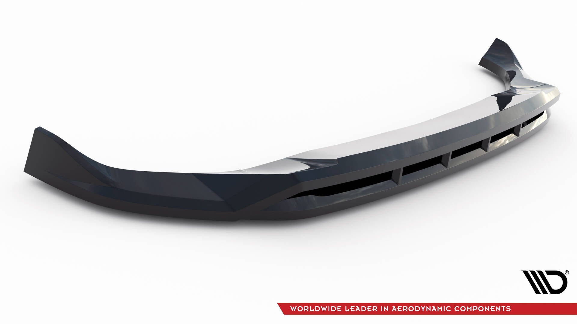 Maxton Front Ansatz für BMW X7 M-Paket G07 Facelift schwarz Hochglanz