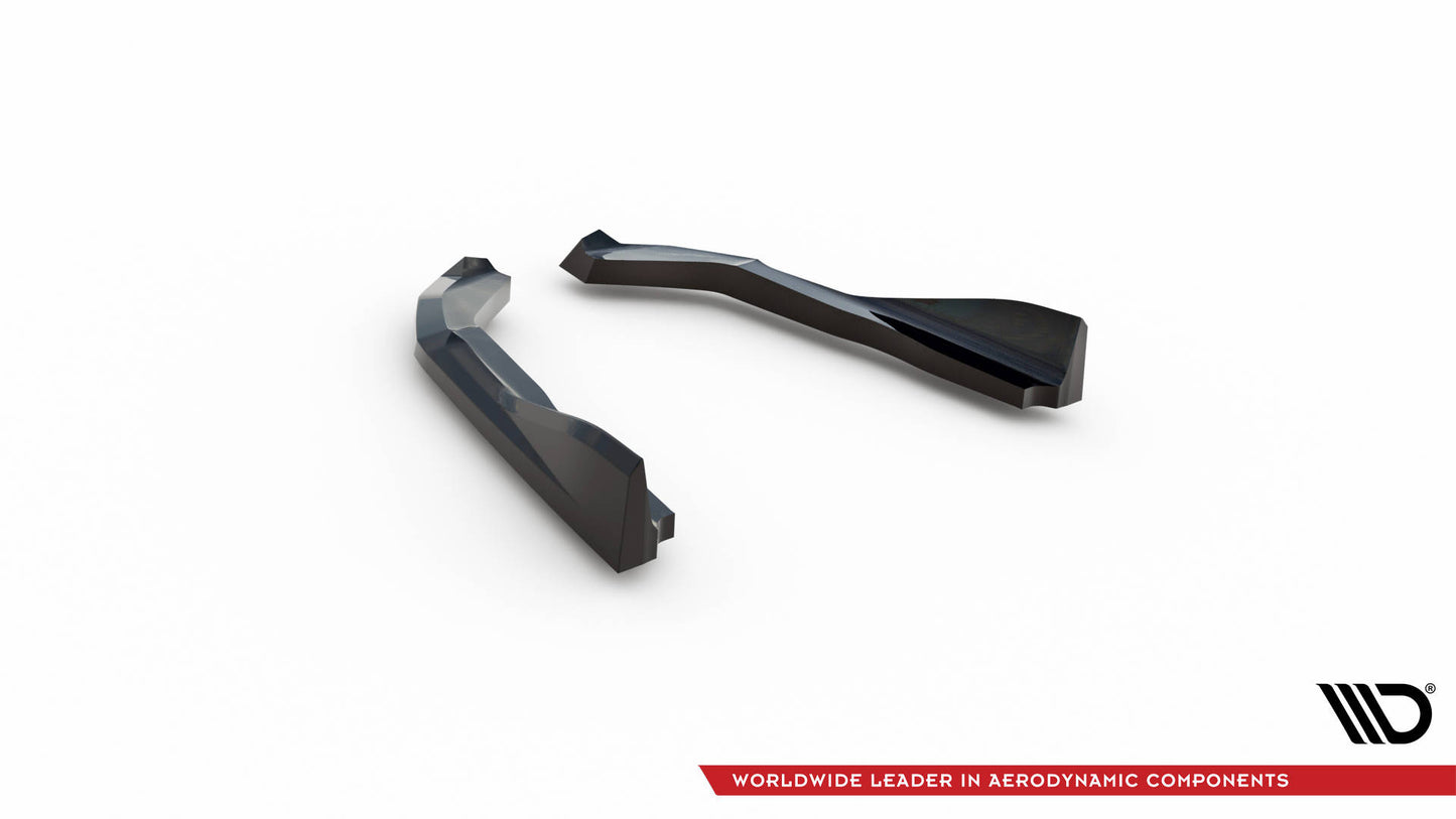 Maxton Heck Ansatz Flaps Diffusor V.2 für BMW 2 Coupe G42 schwarz Hochglanz