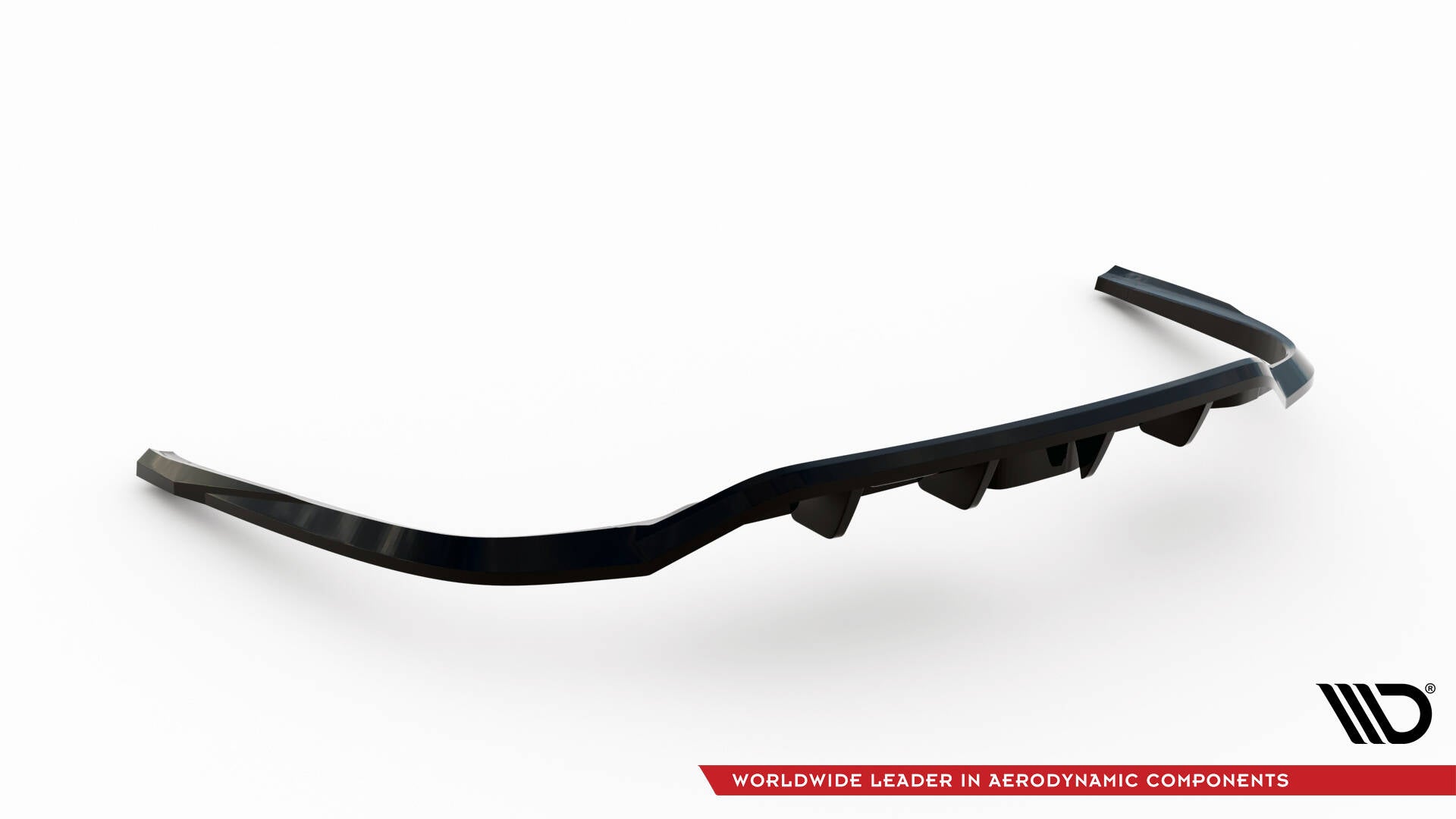 Maxton Mittlerer Diffusor Heck Ansatz DTM Look für Audi A6 Allroad C8 schwarz Hochglanz