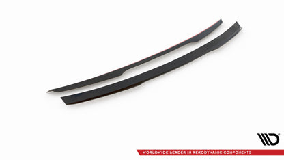 Maxton Spoiler CAP für Audi A5 Coupe 8T schwarz Hochglanz