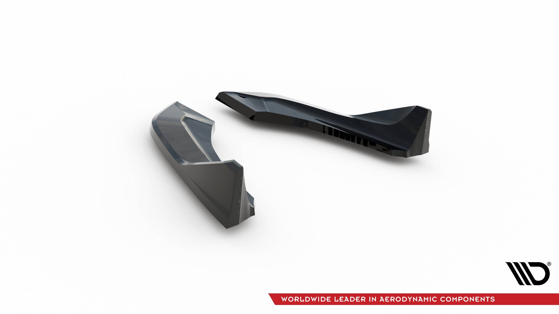 Maxton Heck Ansatz Flaps Diffusor für BMW 1er M-Paket / M140i F20 Facelift  schwarz Hochglanz