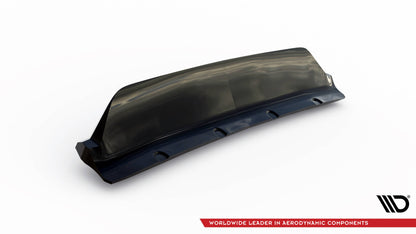 Maxton Mittlerer Diffusor Heck Ansatz DTM Look für Chrysler 300 Mk2 schwarz Hochglanz