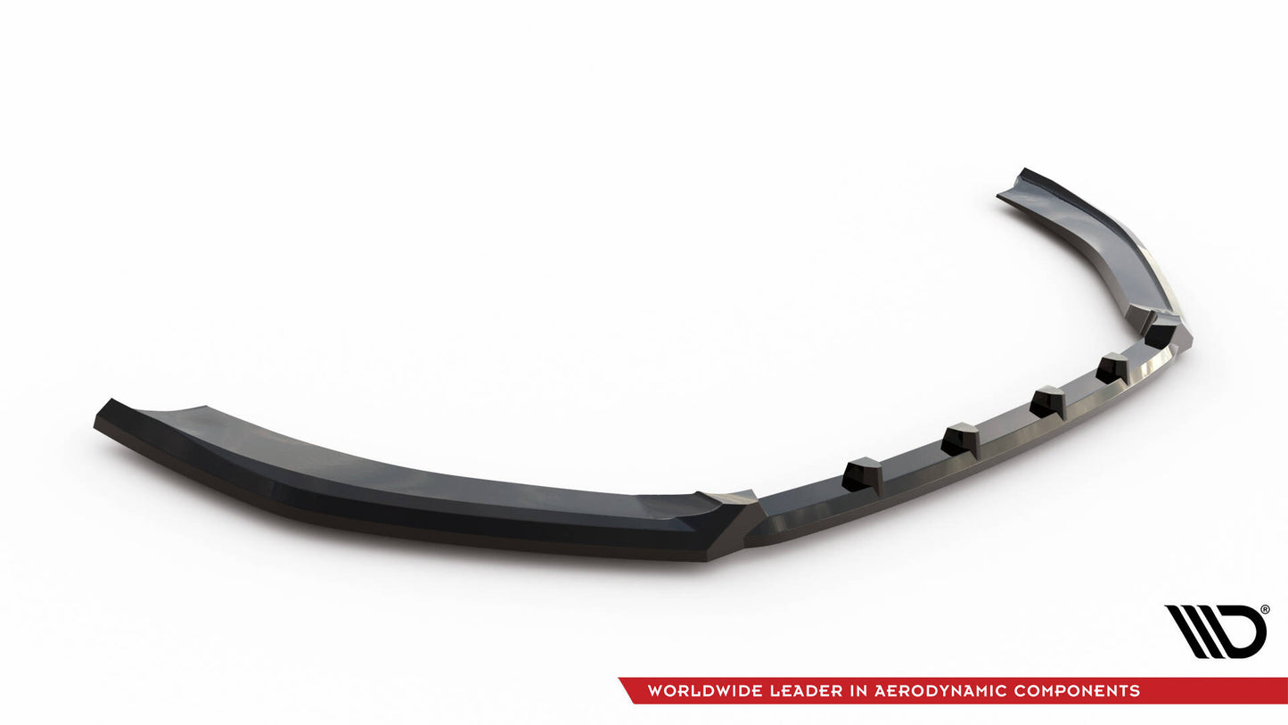 Maxton Front Ansatz V.3 für Audi RS3 Limousine 8V Facelift schwarz Hochglanz
