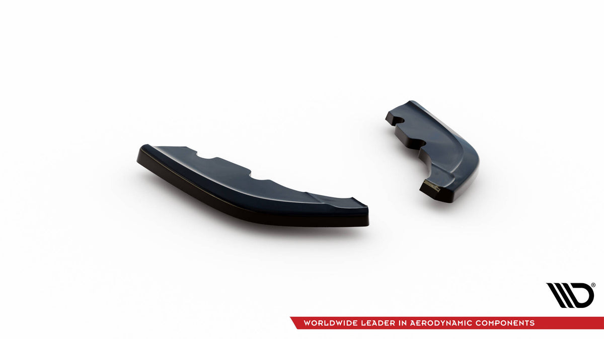 Maxton Heck Ansatz Flaps Diffusor V.7 für BMW 1er M-Paket / M135i F40 schwarz Hochglanz