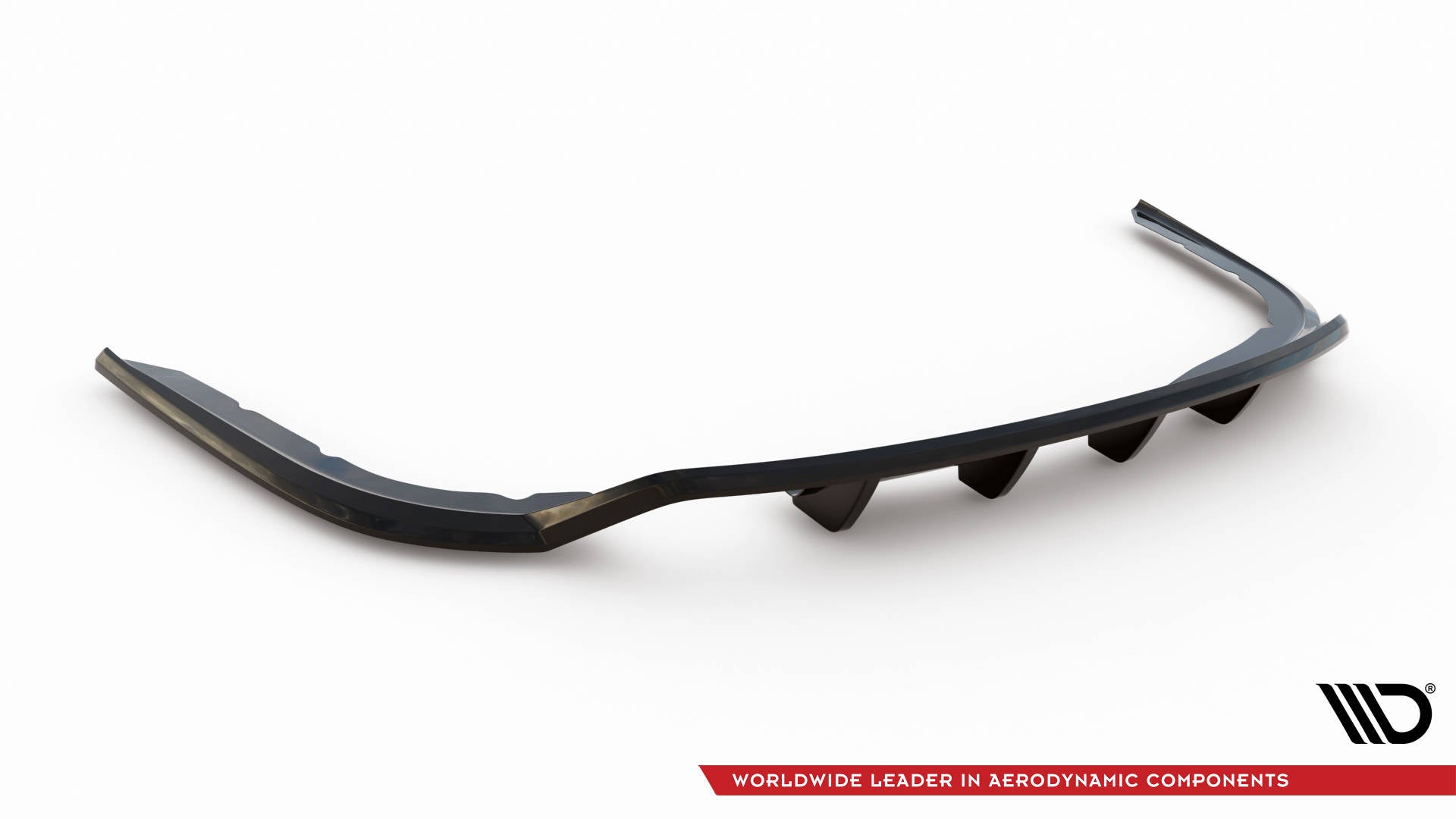Maxton Mittlerer Diffusor Heck Ansatz DTM Look für BMW 4er Gran Coupe F36  schwarz Hochglanz