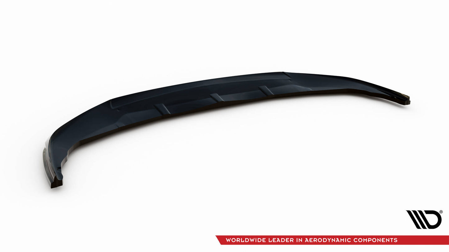 Maxton Front Ansatz V.2 für BMW 1er F40 schwarz Hochglanz