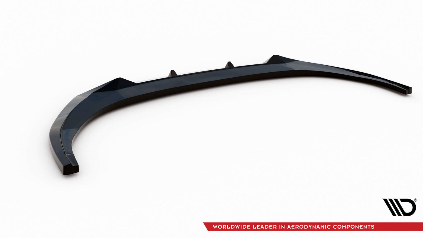 Maxton Front Ansatz für Hyundai Elantra Mk7 schwarz Hochglanz