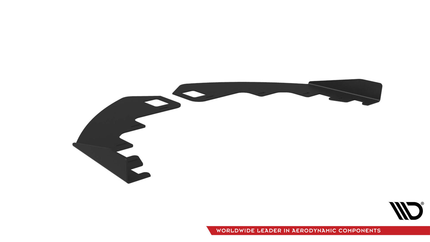 Maxton Front Flaps Kia Proceed GT Mk1 Facelift / Ceed GT Mk3 Facelift  schwarz Hochglanz