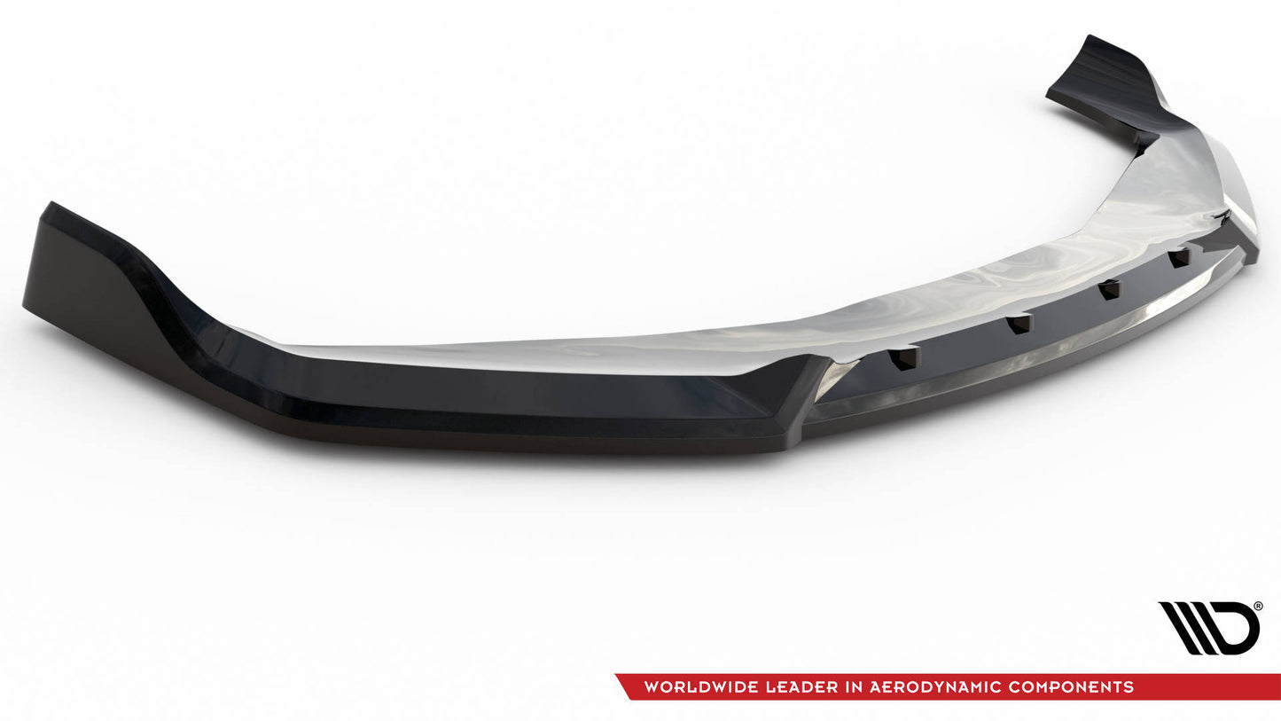 Maxton Front Ansatz V.2 für BMW 7 M-Paket / M760e / i7 M-Paket G70   schwarz Hochglanz