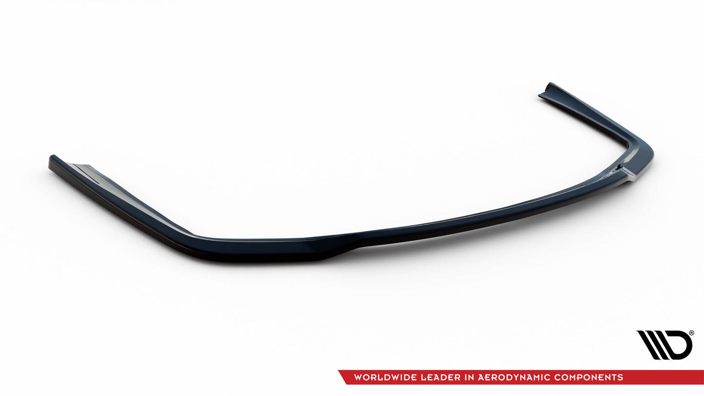 Maxton Zentrale Hinten Splitte BMW 7 G11 Facelift schwarz Hochglanz