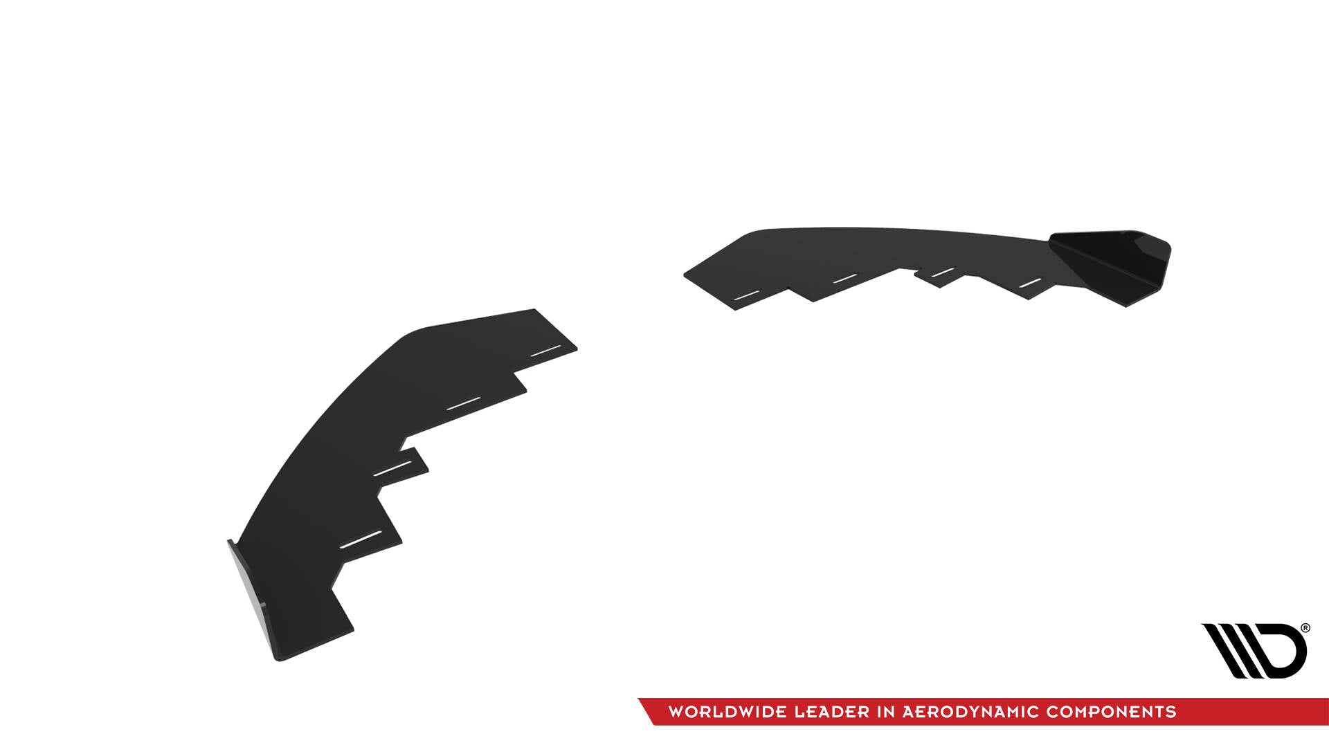 Maxton Front Flaps BMW 4er Coupe / Gran Coupe / Cabrio M-Paket F32 / F36 / F33  schwarz Hochglanz