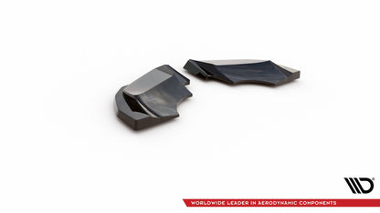 Maxton Heck Ansatz Flaps Diffusor für Audi R8 Mk2 Facelift schwarz Hochglanz