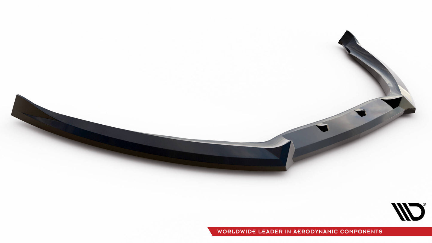 Maxton Front Ansatz V.2 für Ford Mondeo ST-Line Mk4 Facelift schwarz Hochglanz