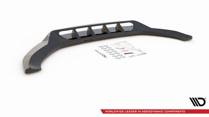 Maxton Front Ansatz für Audi SQ5 Mk1 (8R) schwarz Hochglanz