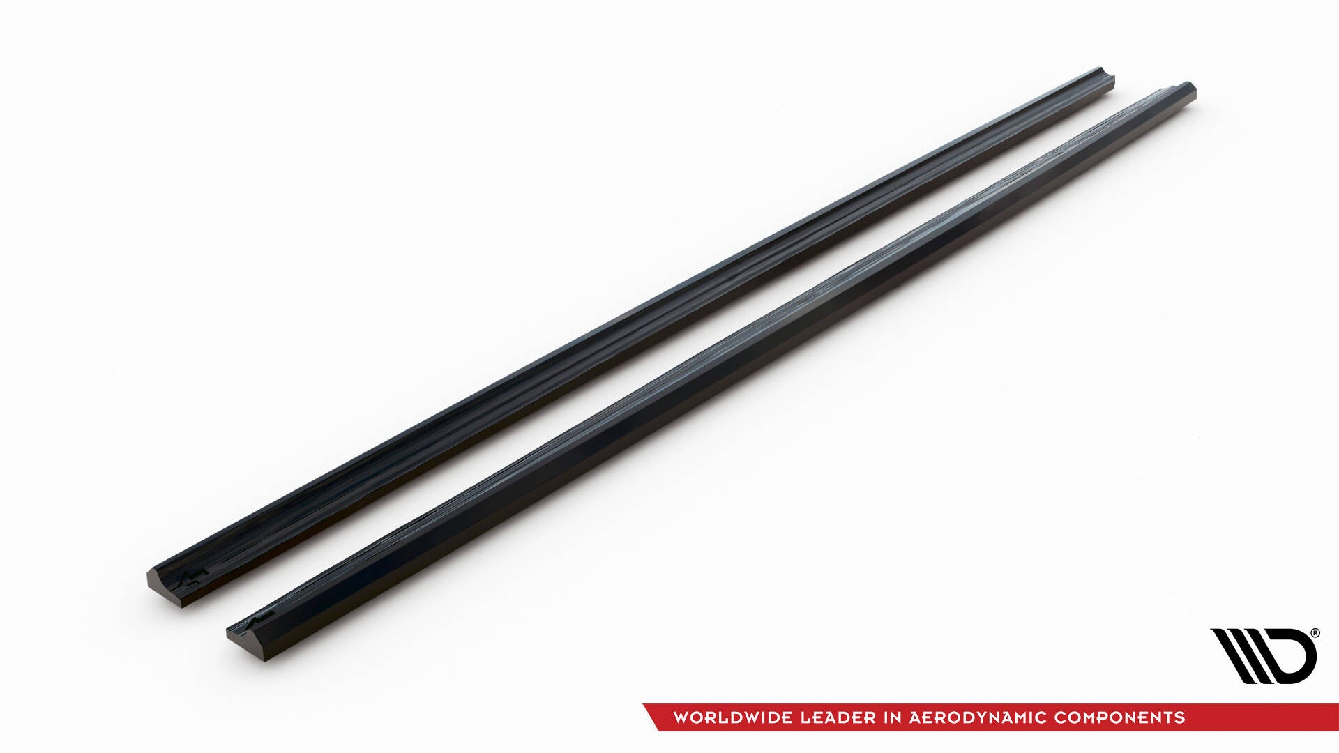 Maxton Seitenschweller Ansatz für Citroen Jumpy l2 /l3 Mk3 schwarz Hochglanz