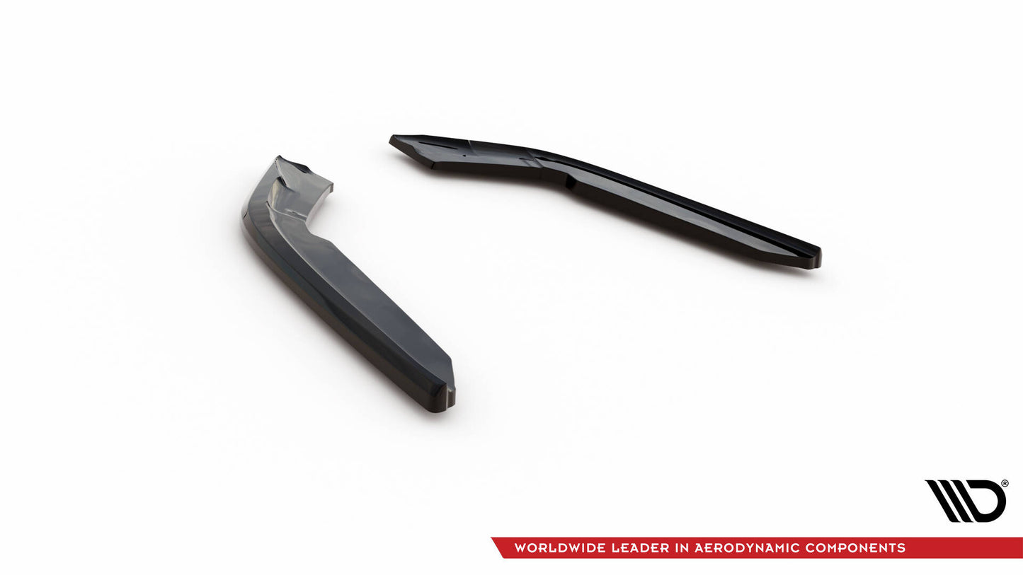 Maxton Heck Ansatz Flaps Diffusor V.4 für BMW 4er Coupe M-Paket F32  schwarz Hochglanz