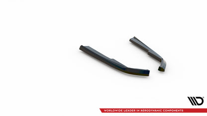 Maxton Heck Ansatz Flaps Diffusor für BMW M-Paket G20 / G21 Facelift schwarz Hochglanz