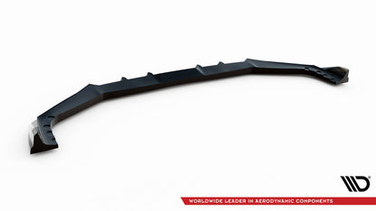 Maxton Front Ansatz V.1 für BMW X5 M F95 Facelift schwarz Hochglanz