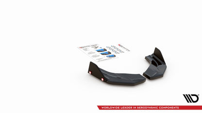 Maxton Heck Ansatz Flaps Diffusor V.7 +Flaps für Hyundai I30 N Mk3 Hatchback
