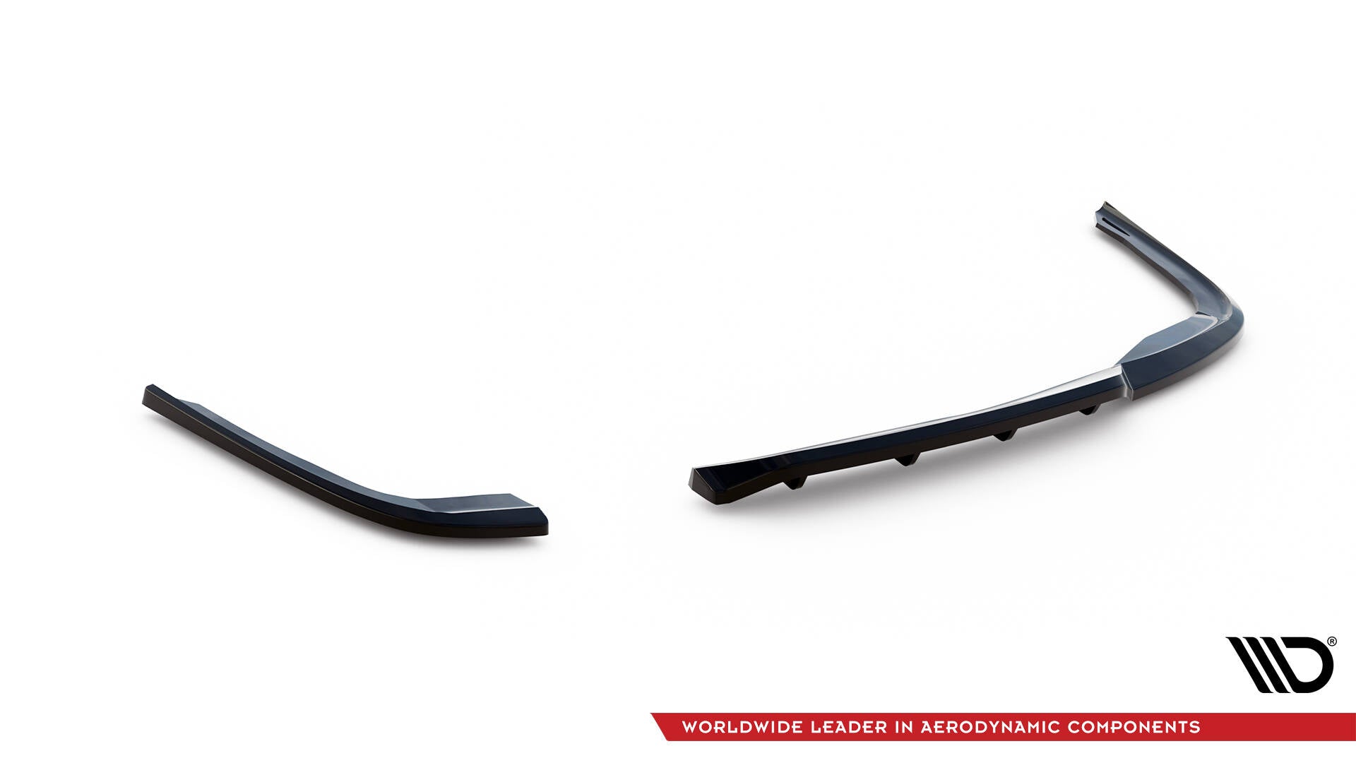 Maxton Mittlerer Diffusor Heck Ansatz DTM Look für BMW 3er GT F34 Facelift schwarz Hochglanz