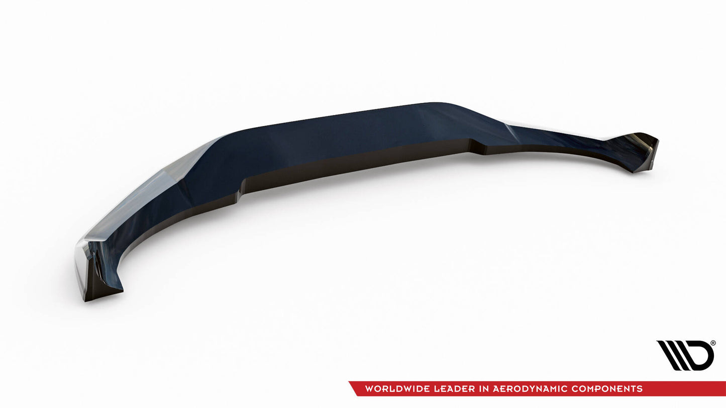 Maxton Front Ansatz V.2 für BMW X6 M-Paket G06 Facelift schwarz Hochglanz