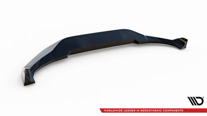Maxton Front Ansatz V.2 für BMW X6 M-Paket G06 Facelift schwarz Hochglanz