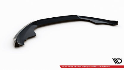 Maxton Front Ansatz V.3 für Audi S5 / A5 S-Line 8T schwarz Hochglanz