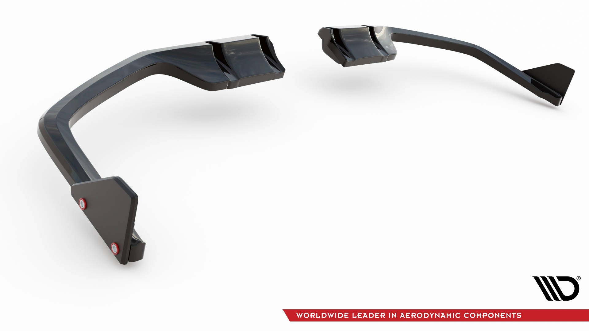 Maxton Mittlerer Diffusor Heck Ansatz DTM Look für + Flaps Honda Civic Sport Mk 10 Facelift