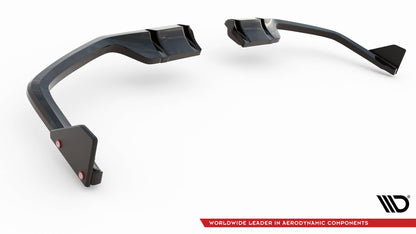Maxton Mittlerer Diffusor Heck Ansatz DTM Look für + Flaps Honda Civic Sport Mk 10 Facelift