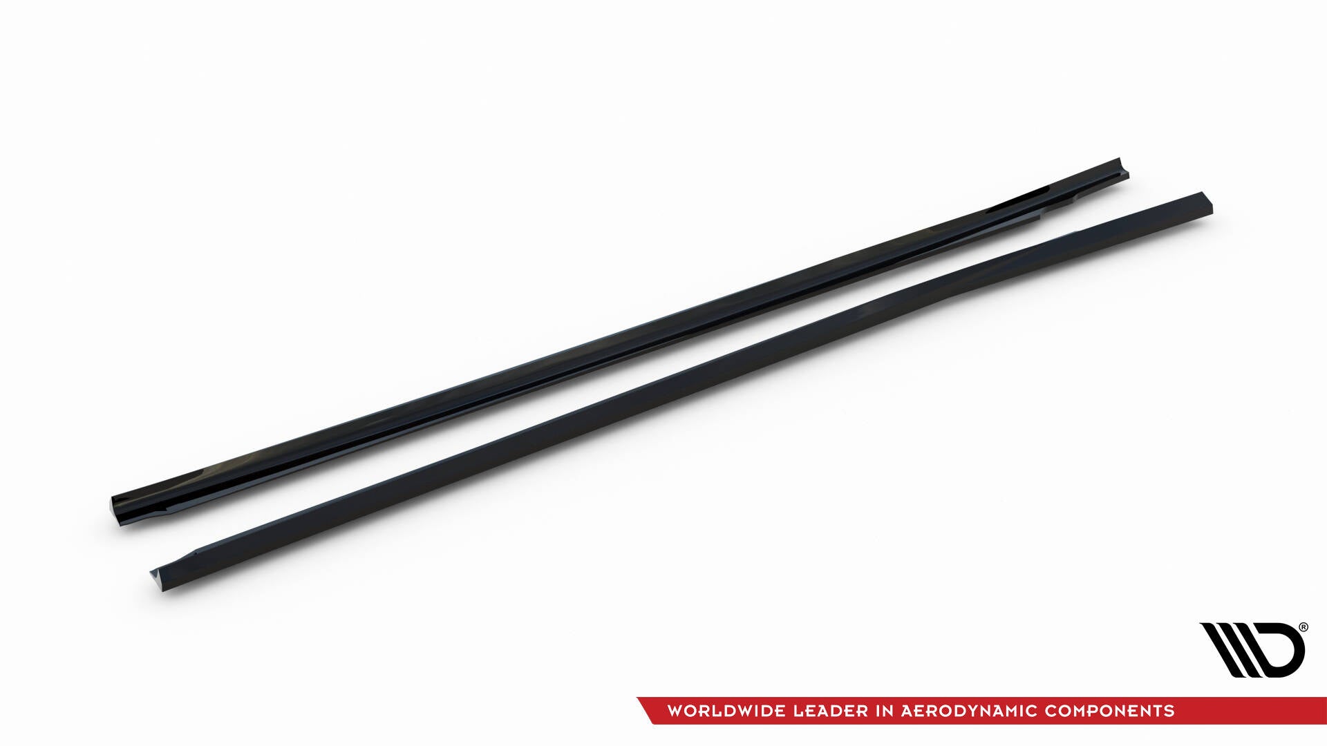 Maxton Seitenschweller Ansatz für BMW 1er F40 schwarz Hochglanz