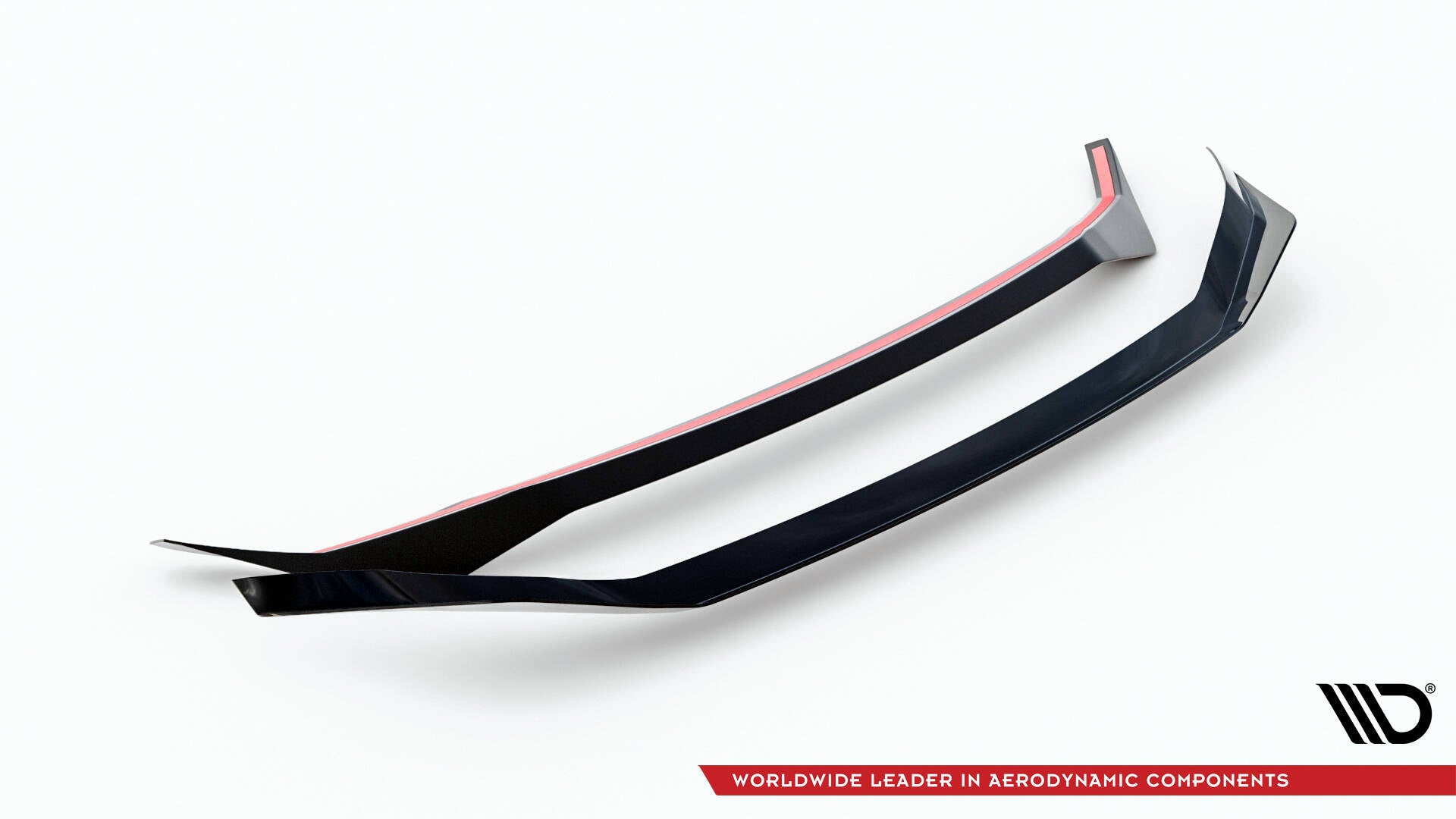 Maxton Spoiler CAP für Honda Civic Mk10 schwarz Hochglanz