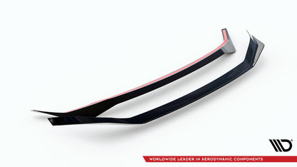 Maxton Spoiler CAP für Honda Civic Mk10 schwarz Hochglanz