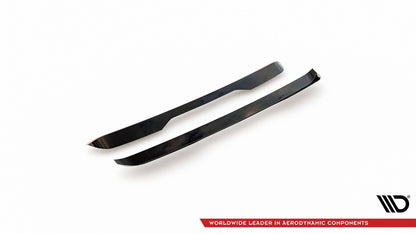 Maxton Spoiler CAP für BMW iX M-Paket i20 schwarz Hochglanz