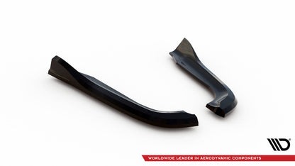 Maxton Heck Ansatz Flaps Diffusor für Chrysler 300 Mk2 schwarz Hochglanz