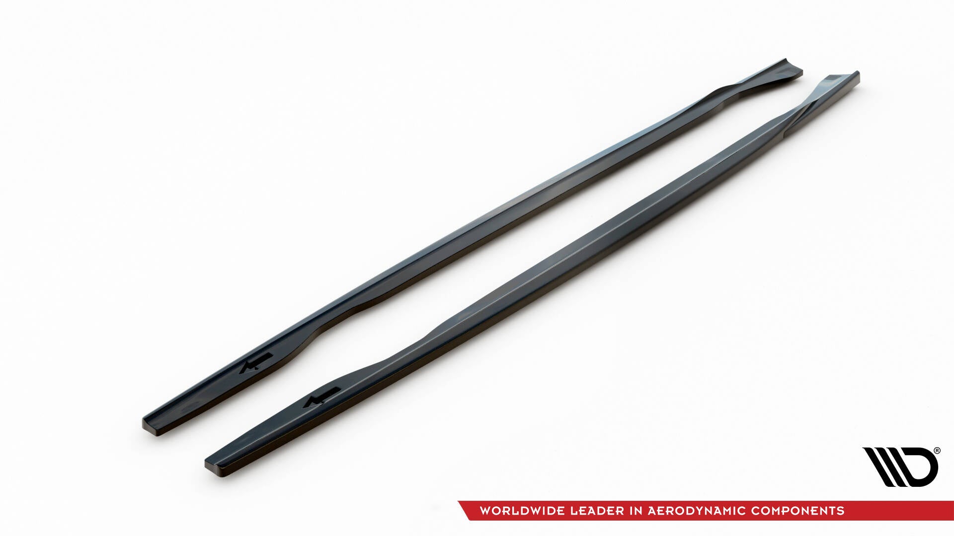 Maxton Seitenschweller Ansatz für V.2 für BMW 1er E81 Facelift schwarz Hochglanz