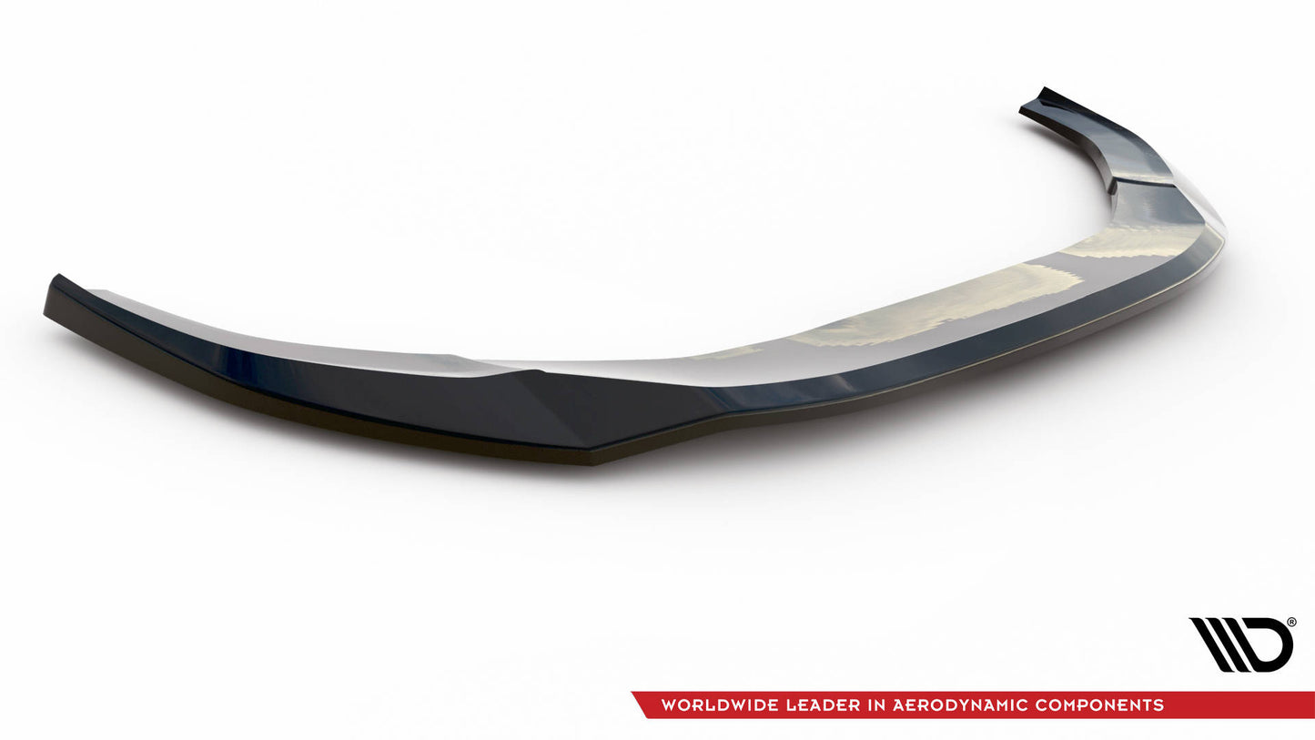 Maxton Front Ansatz V.2 für Audi A4 Competition B9  schwarz Hochglanz
