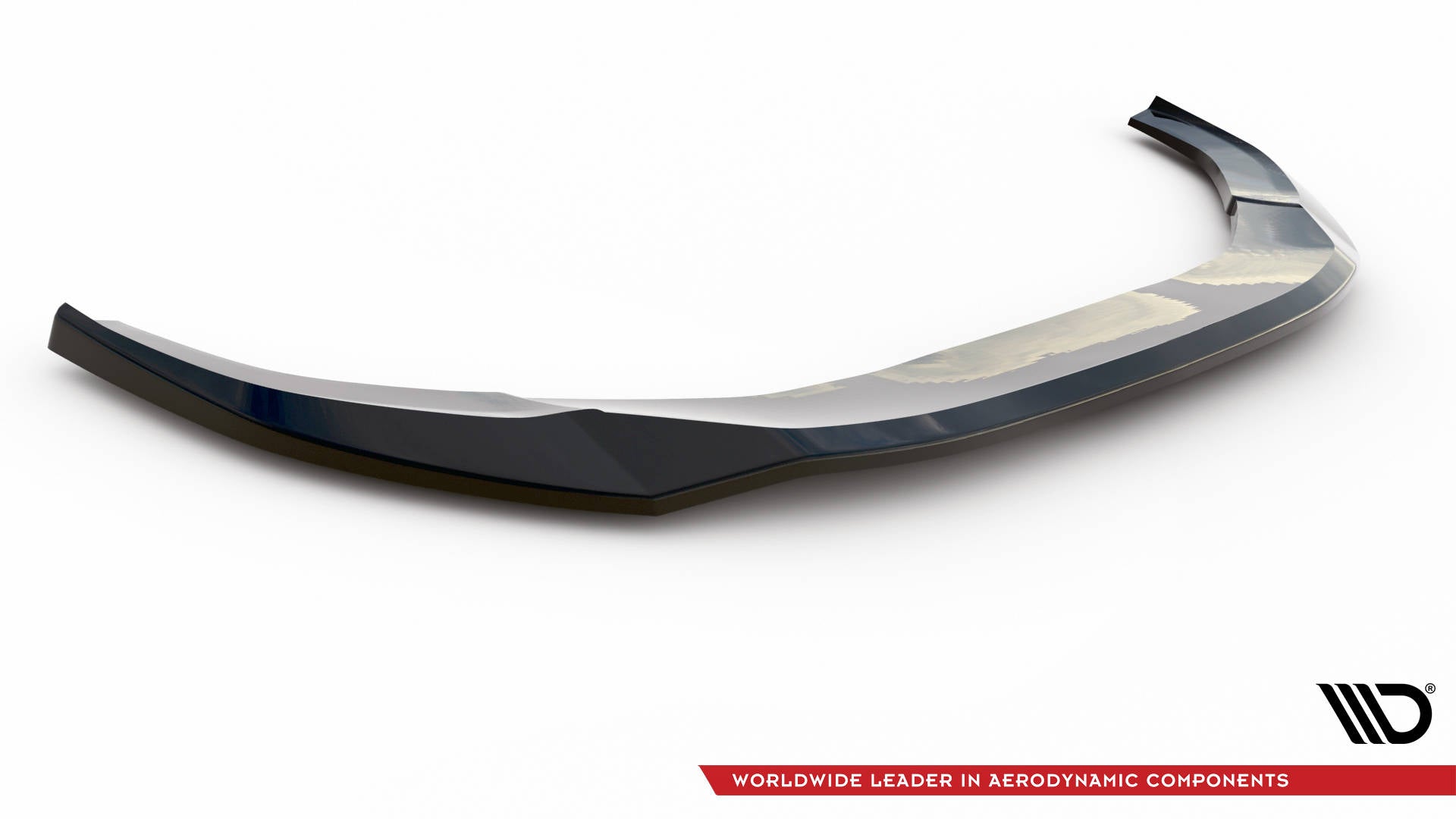 Maxton Front Ansatz V.2 für Audi A4 Competition B9  schwarz Hochglanz