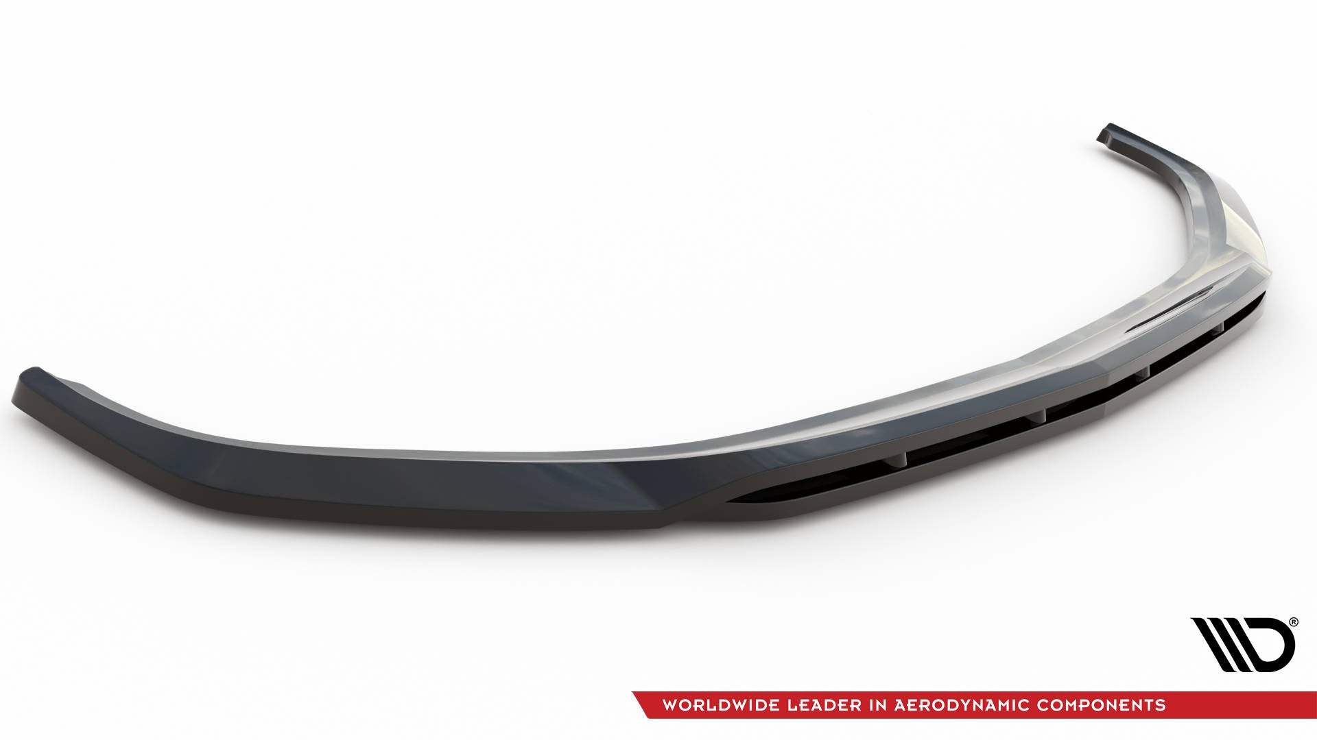 Maxton Front Ansatz für Bentley Continental GT Mk3 schwarz Hochglanz