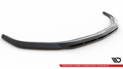 Maxton Front Ansatz für Bentley Continental GT Mk3 schwarz Hochglanz