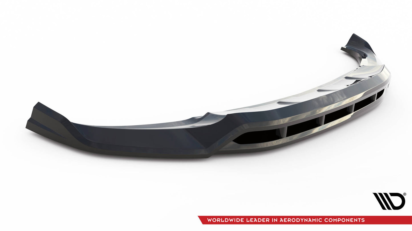 Maxton Front Ansatz für BMW X3 G01 schwarz Hochglanz