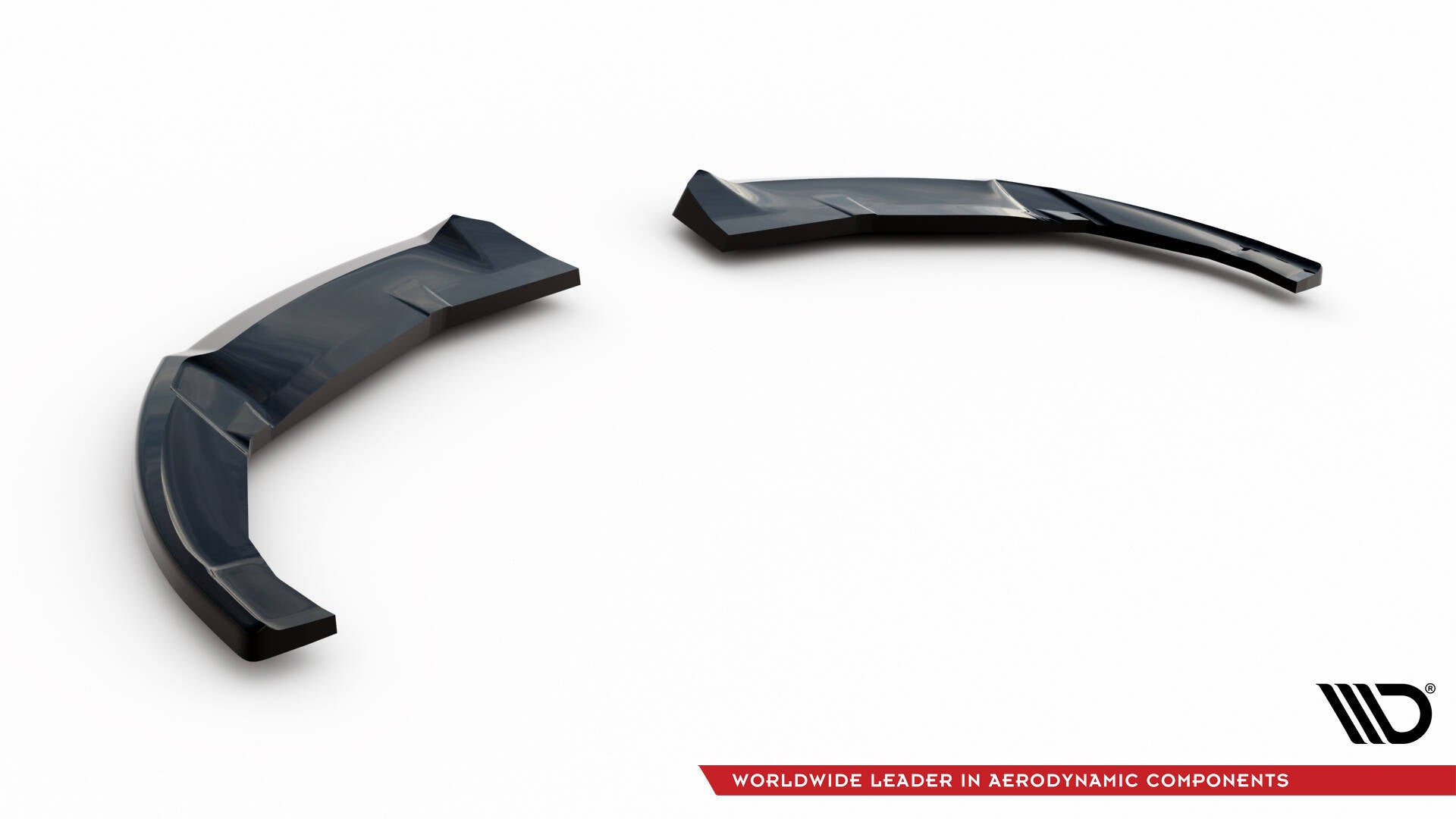 Maxton Heck Ansatz Flaps Diffusor für Honda Civic Hatchback Mk9 schwarz Hochglanz