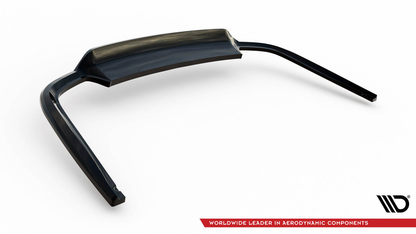 Maxton Mittlerer Diffusor Heck Ansatz DTM Look für Audi A8 D5 schwarz Hochglanz