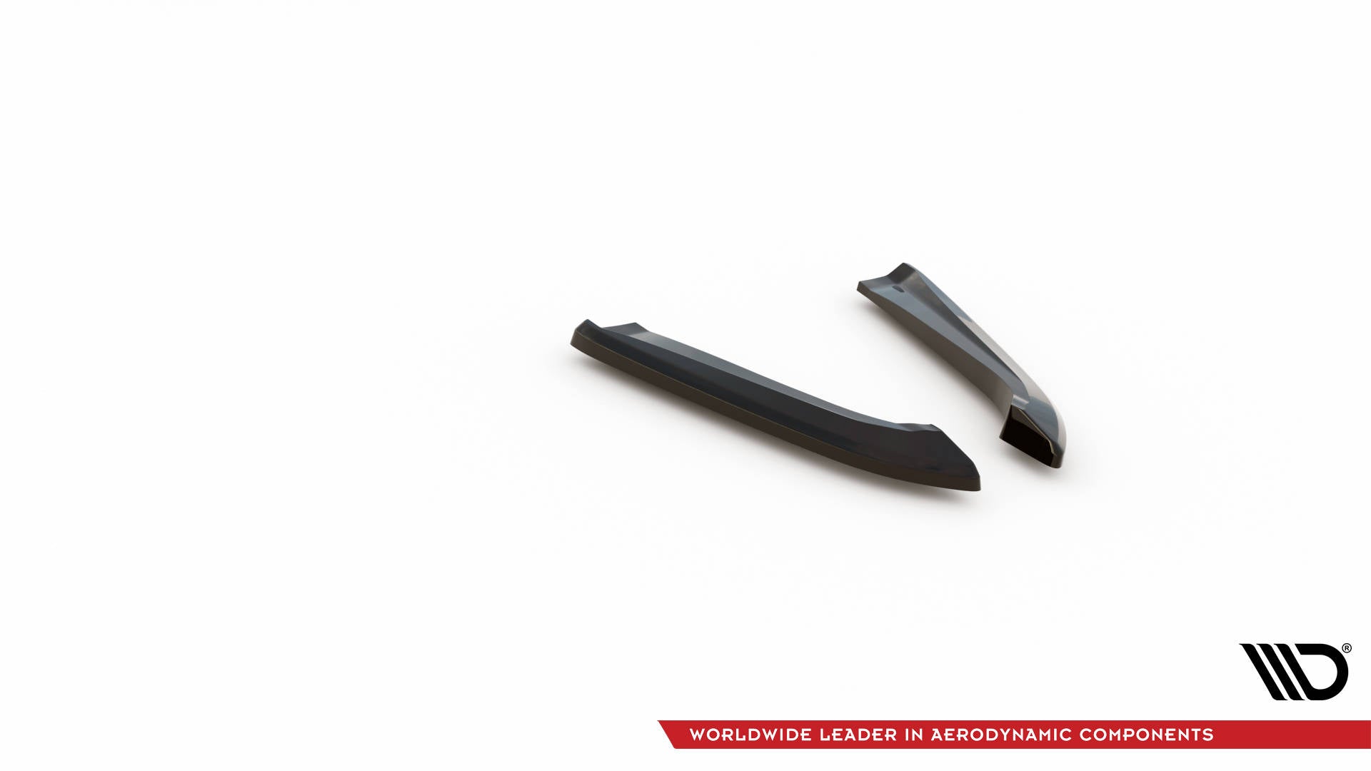 Maxton Heck Ansatz Flaps Diffusor für Audi RS6 Avant C6 schwarz Hochglanz