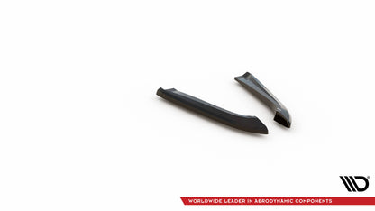 Maxton Heck Ansatz Flaps Diffusor für Audi RS6 Avant C6 schwarz Hochglanz