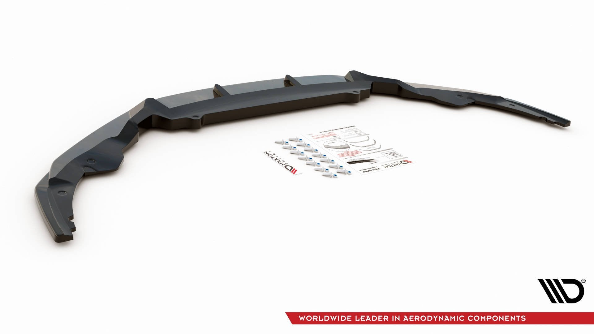 Maxton Front Ansatz V.1 für Audi R8 Mk2 Facelift schwarz Hochglanz