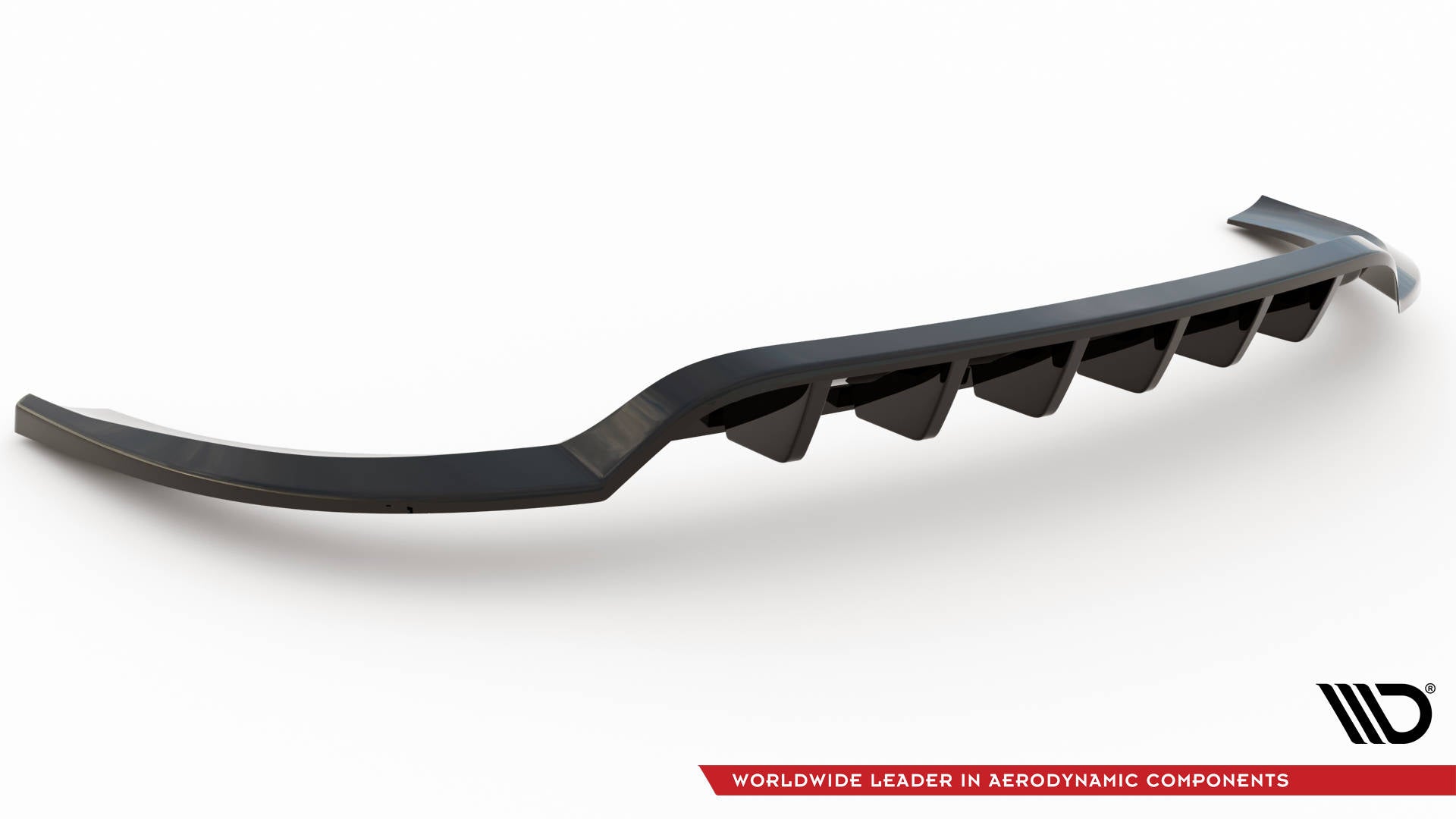 Maxton Mittlerer Diffusor Heck Ansatz DTM Look für Hyundai ix35 Mk1 schwarz Hochglanz