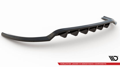 Maxton Mittlerer Diffusor Heck Ansatz DTM Look für Hyundai ix35 Mk1 schwarz Hochglanz