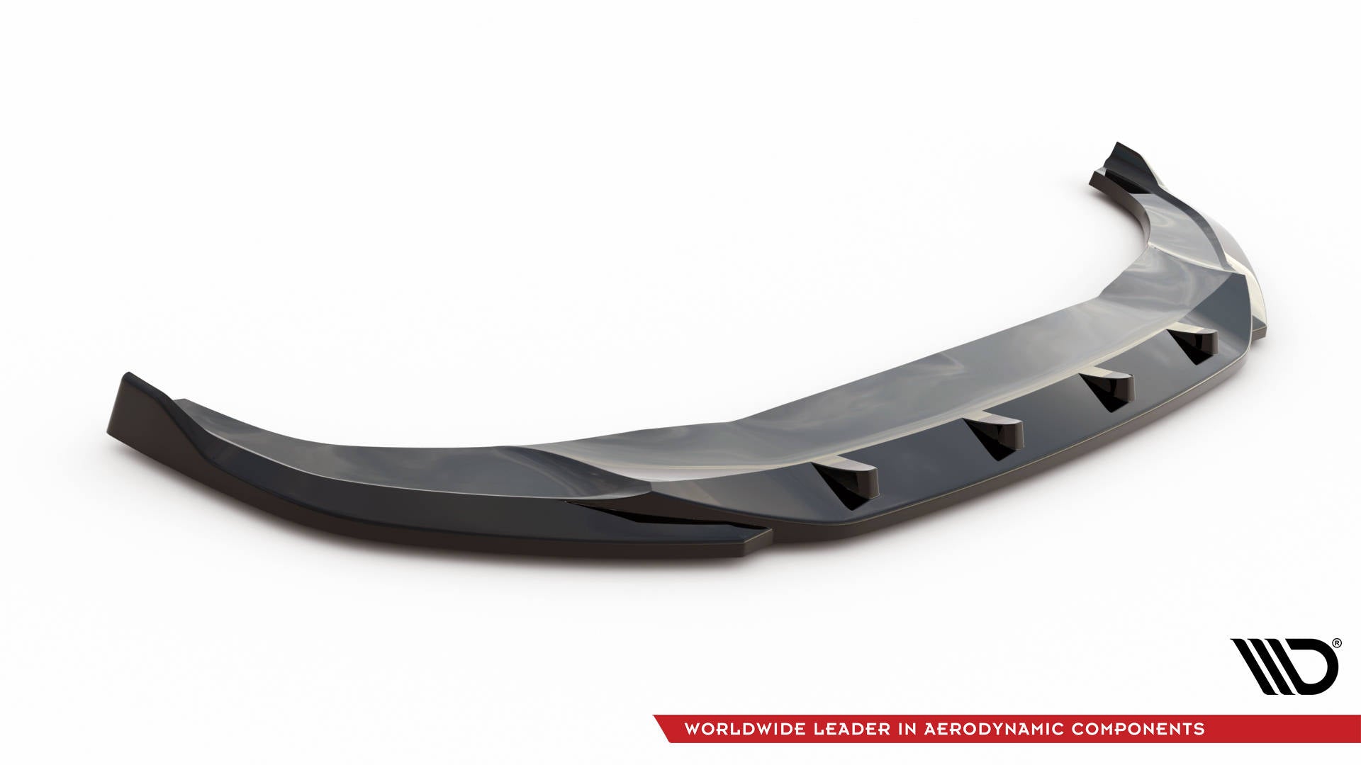 Maxton Front Ansatz V.1 für Audi Q3 S-Line F3 schwarz Hochglanz