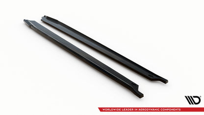 Maxton Seitenschweller Ansatz für Porsche 911 992 GT3 schwarz Hochglanz